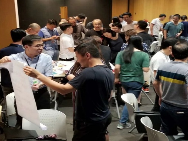 同心动力行思会中层共识营现场